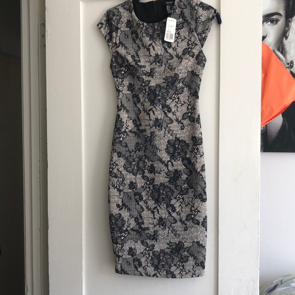 Print tight dress